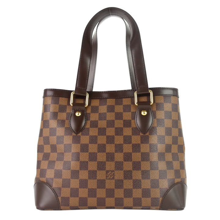 hampstead pm damier ebene canvas bag