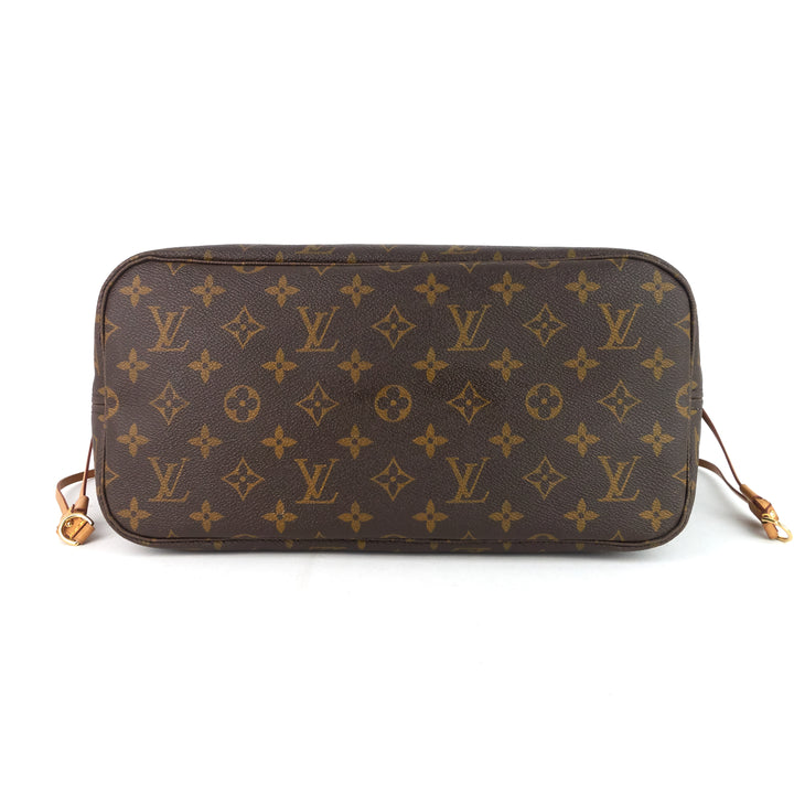 neverfull mm monogram canvas tote bag
