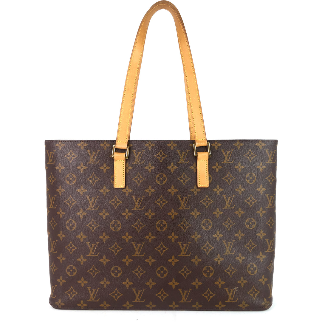 luco monogram canvas tote bag