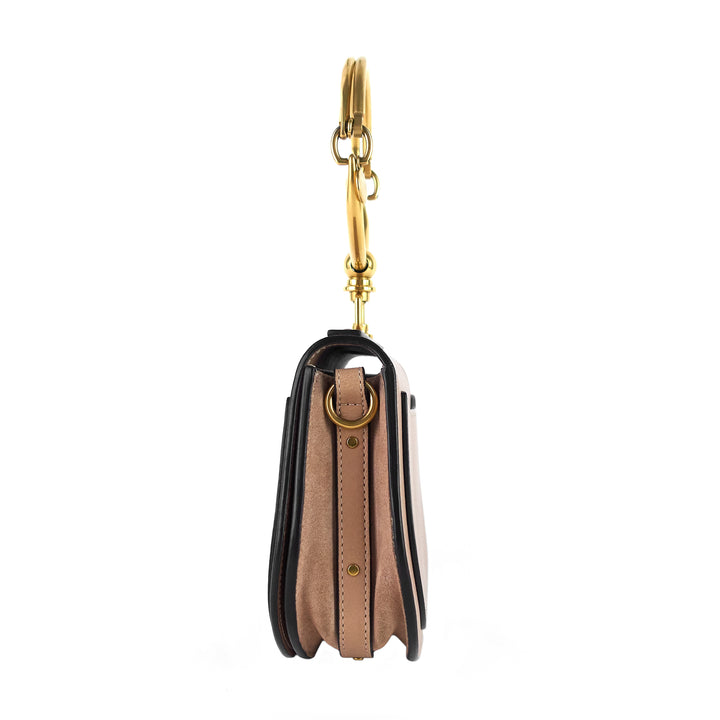 nile small calfskin leather bracelet bag