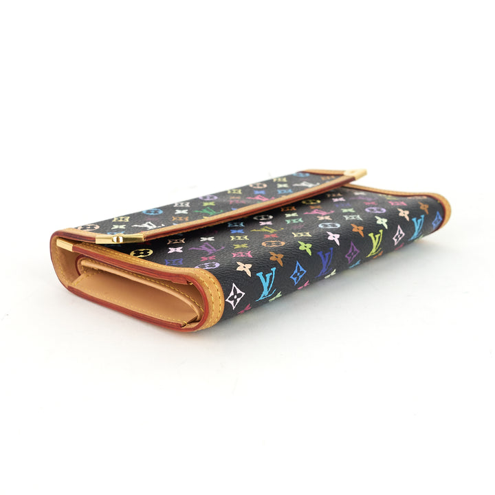 porte tresor monogram multicolore canvas wallet