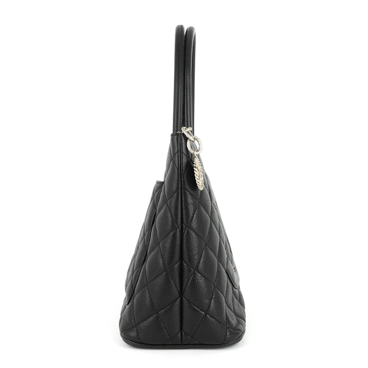 medallion caviar tote bag