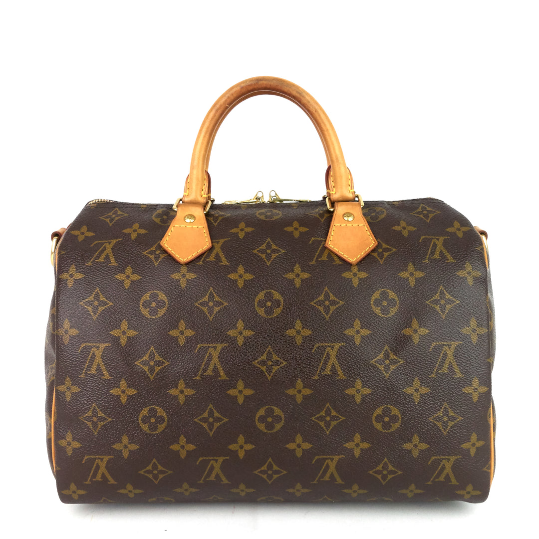 speedy 30 bandouliere monogram canvas bag
