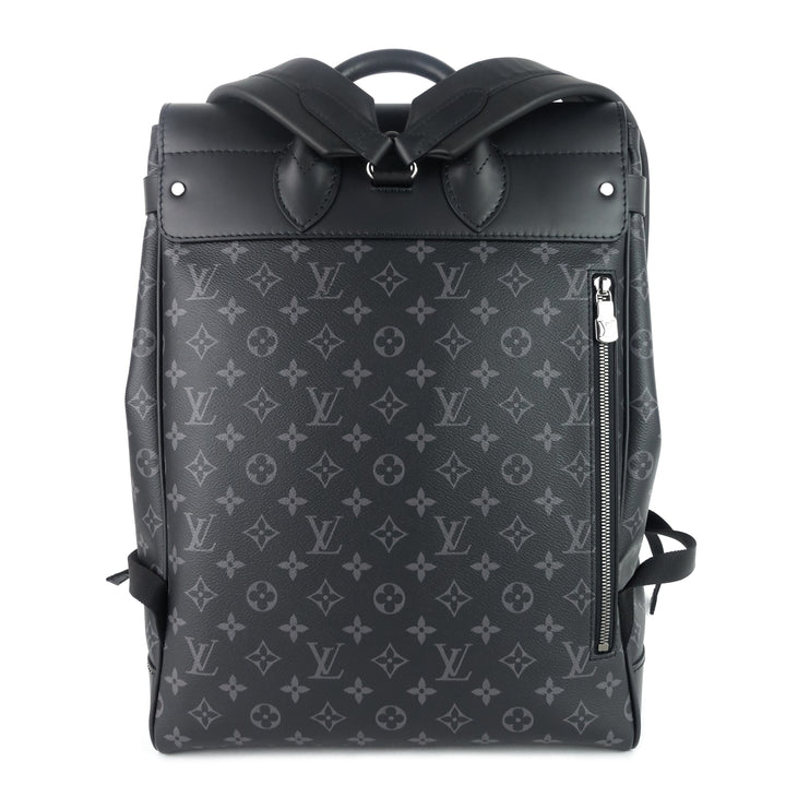 steamer monogram eclipse canvas backpack