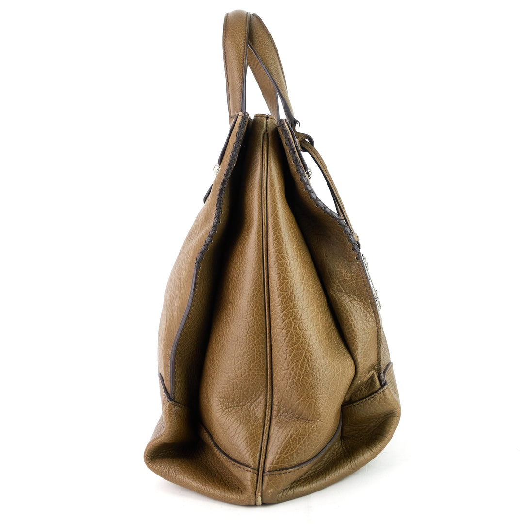 orlov calfskin leather tote bag