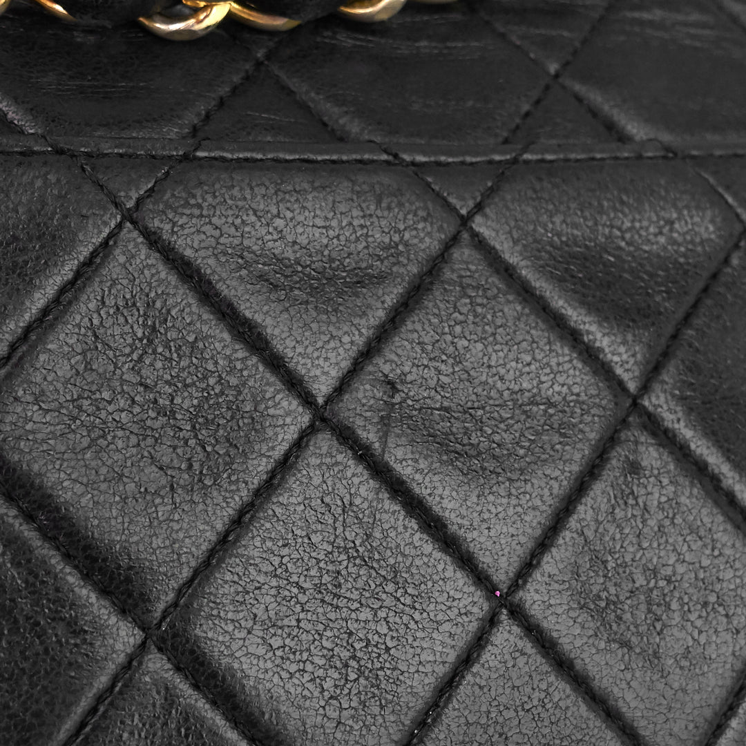 vintage medium lambskin flap bag