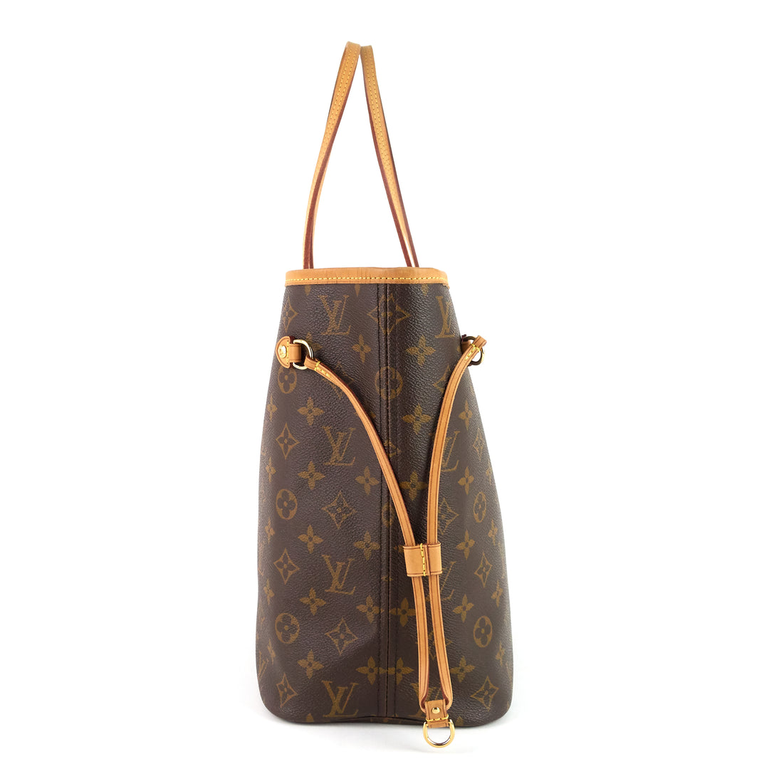 neverfull mm monogram canvas tote bag