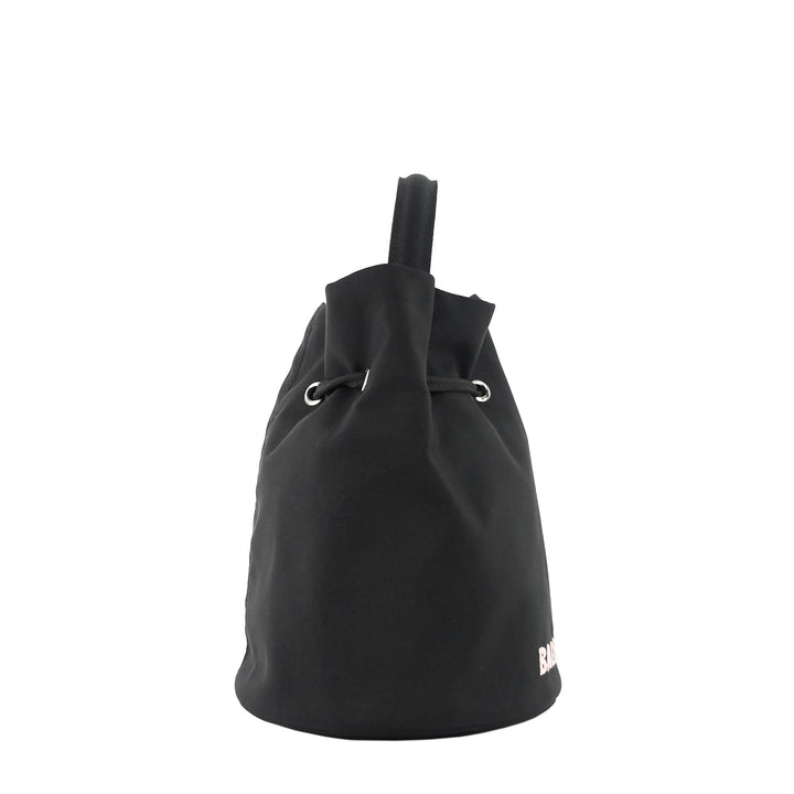 wheel xs nylon drawstring bucket bag