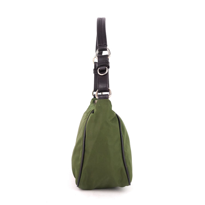 tessuto nylon baguette bag