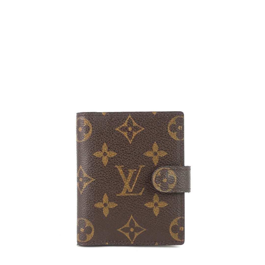 monogram canvas mini agenda cover