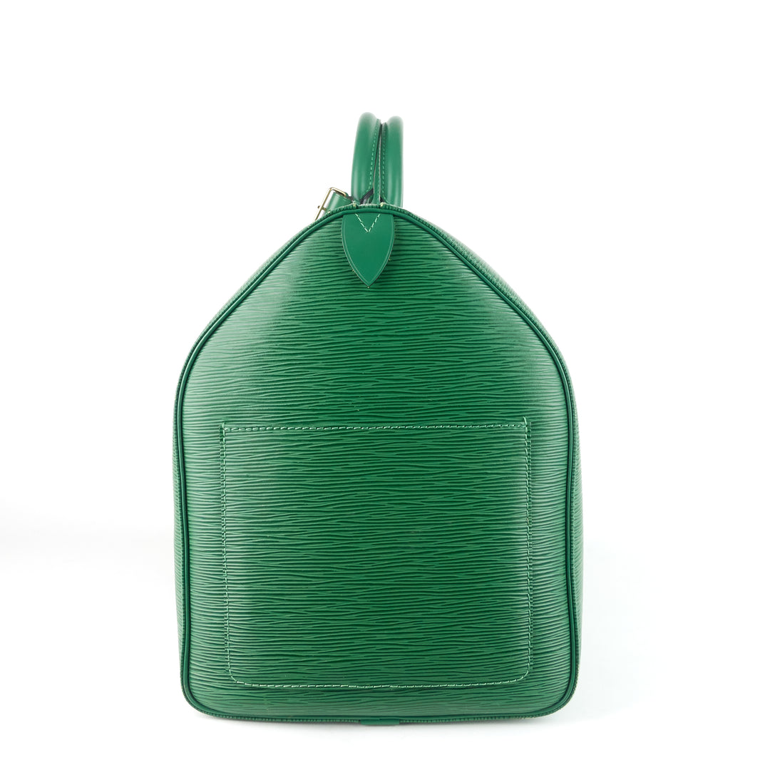 keepall 50 green epi leather bag