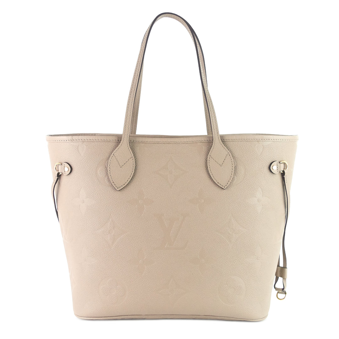 neverfull mm giant monogram empreinte leather tote bag