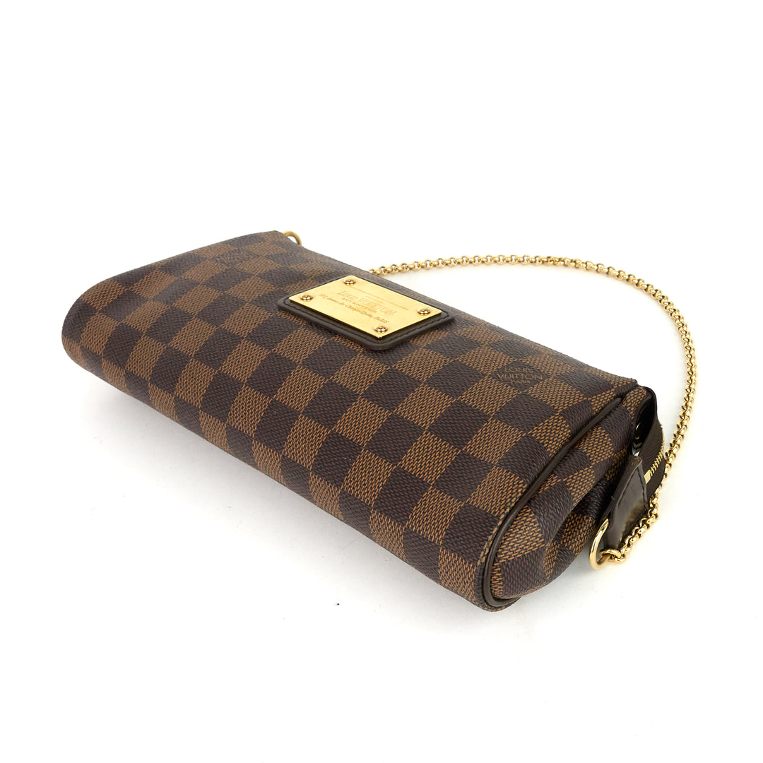 eva damier ebene canvas bag
