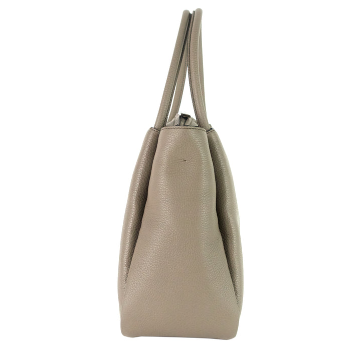 Large Vitello Daino Leather Bag