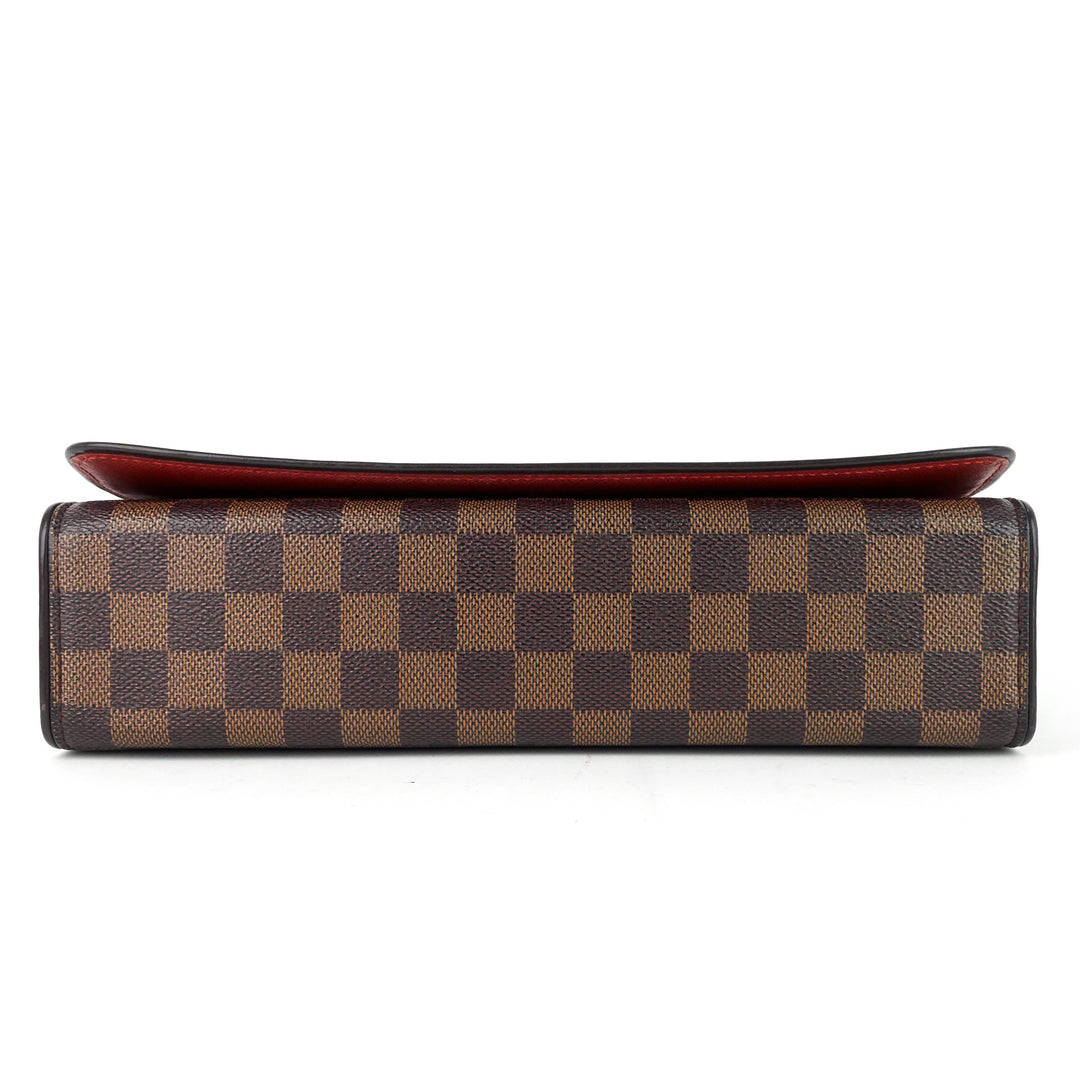 tribeca long damier ebene canvas bag