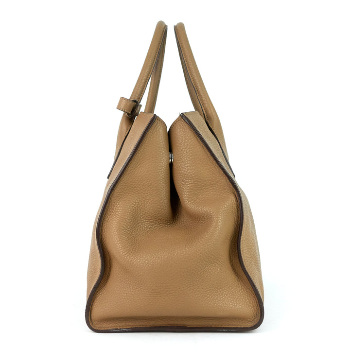 vitello daino leather tote bag