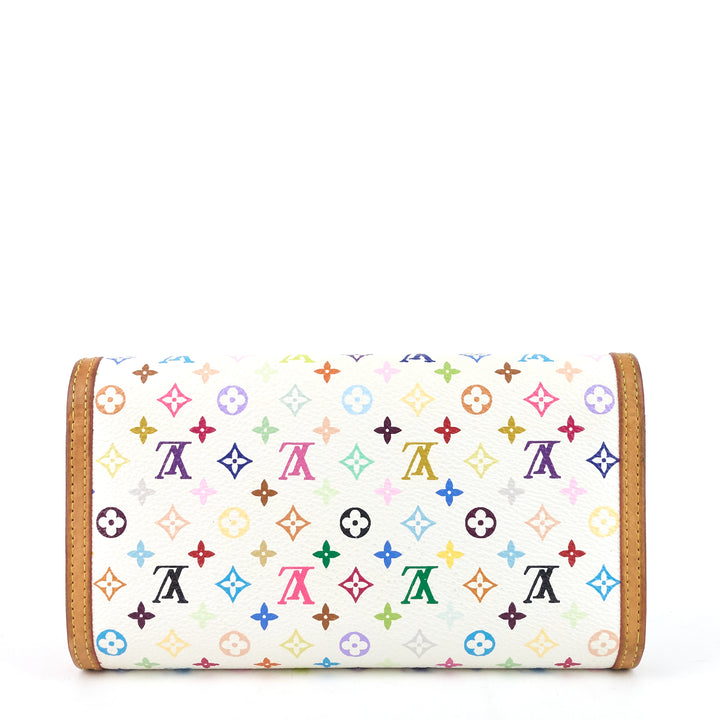 porte tresor international monogram multicolore canvas wallet