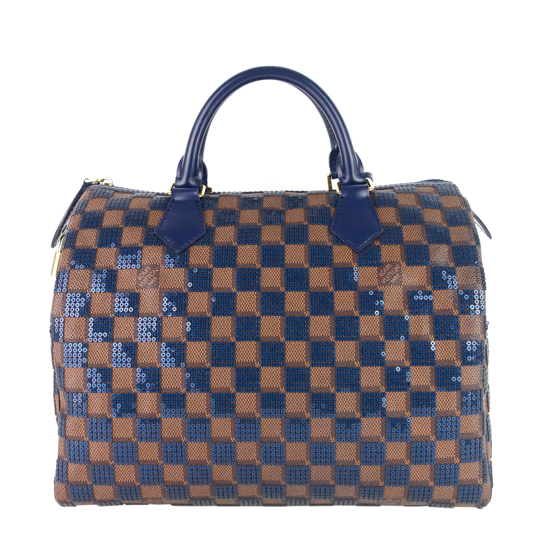 Speedy 30 Damier Paillettes Canvas Bag