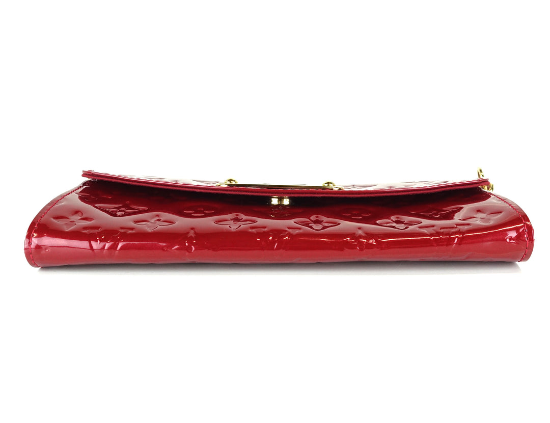 sunset boulevard monogram vernis leather shoulder bag