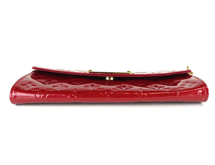 sunset boulevard monogram vernis leather shoulder bag