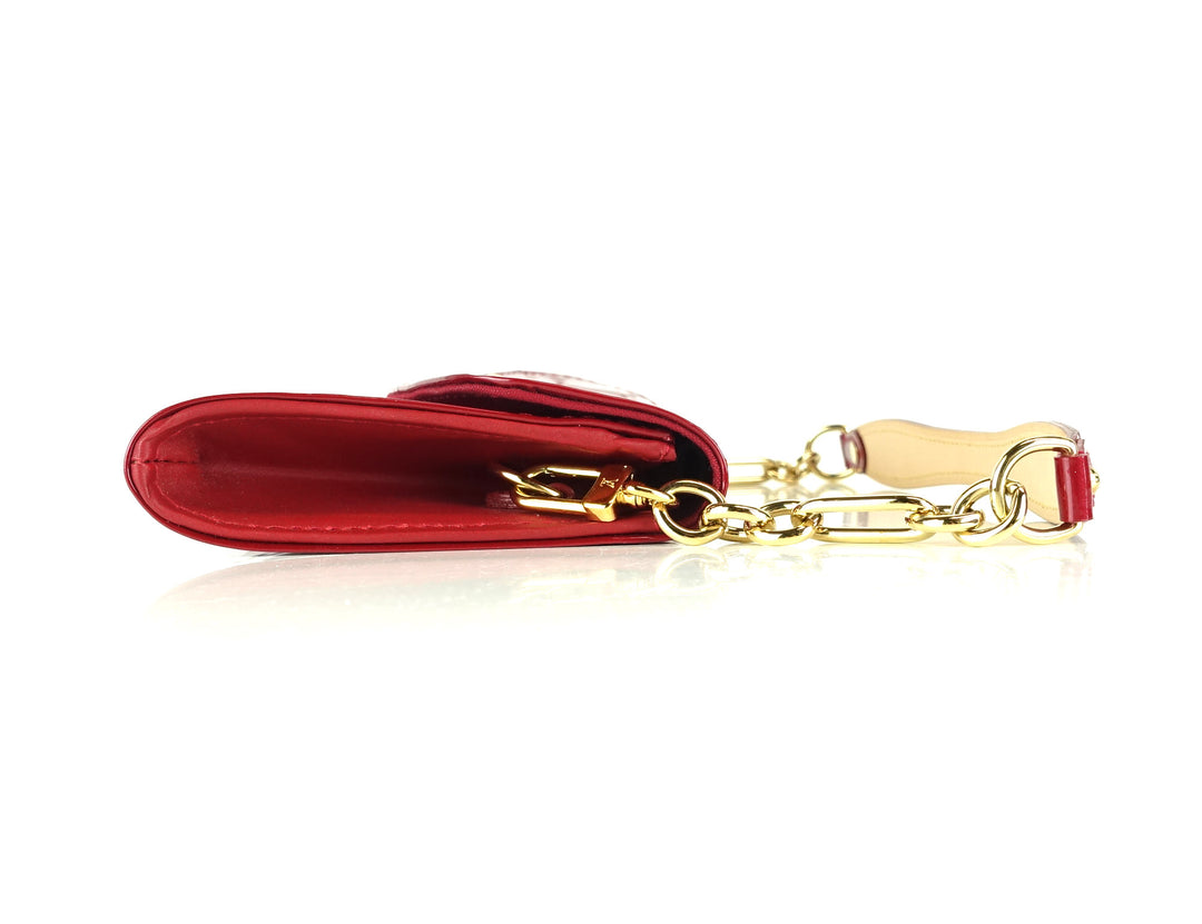sunset boulevard monogram vernis leather shoulder bag