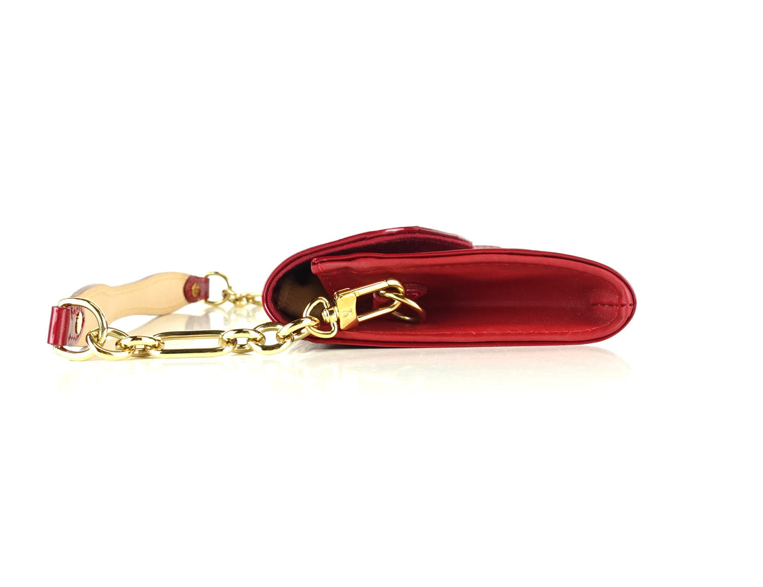 sunset boulevard monogram vernis leather shoulder bag