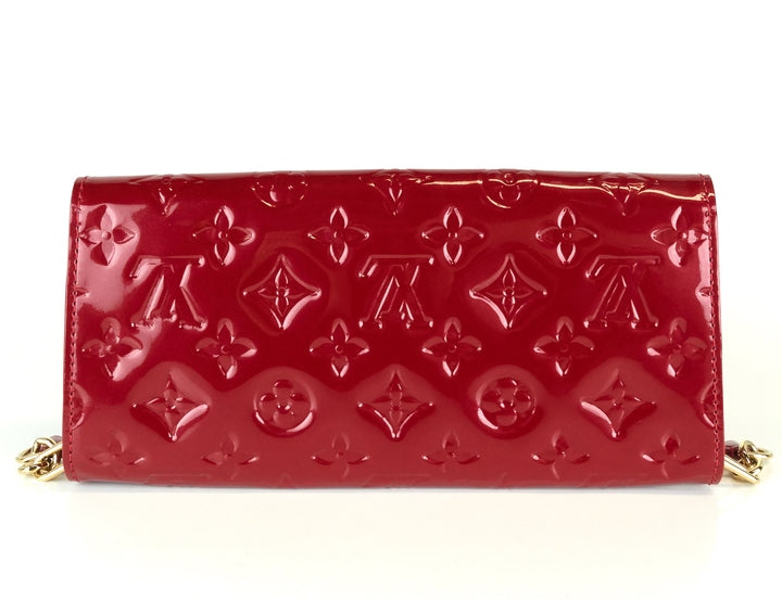 sunset boulevard monogram vernis leather shoulder bag