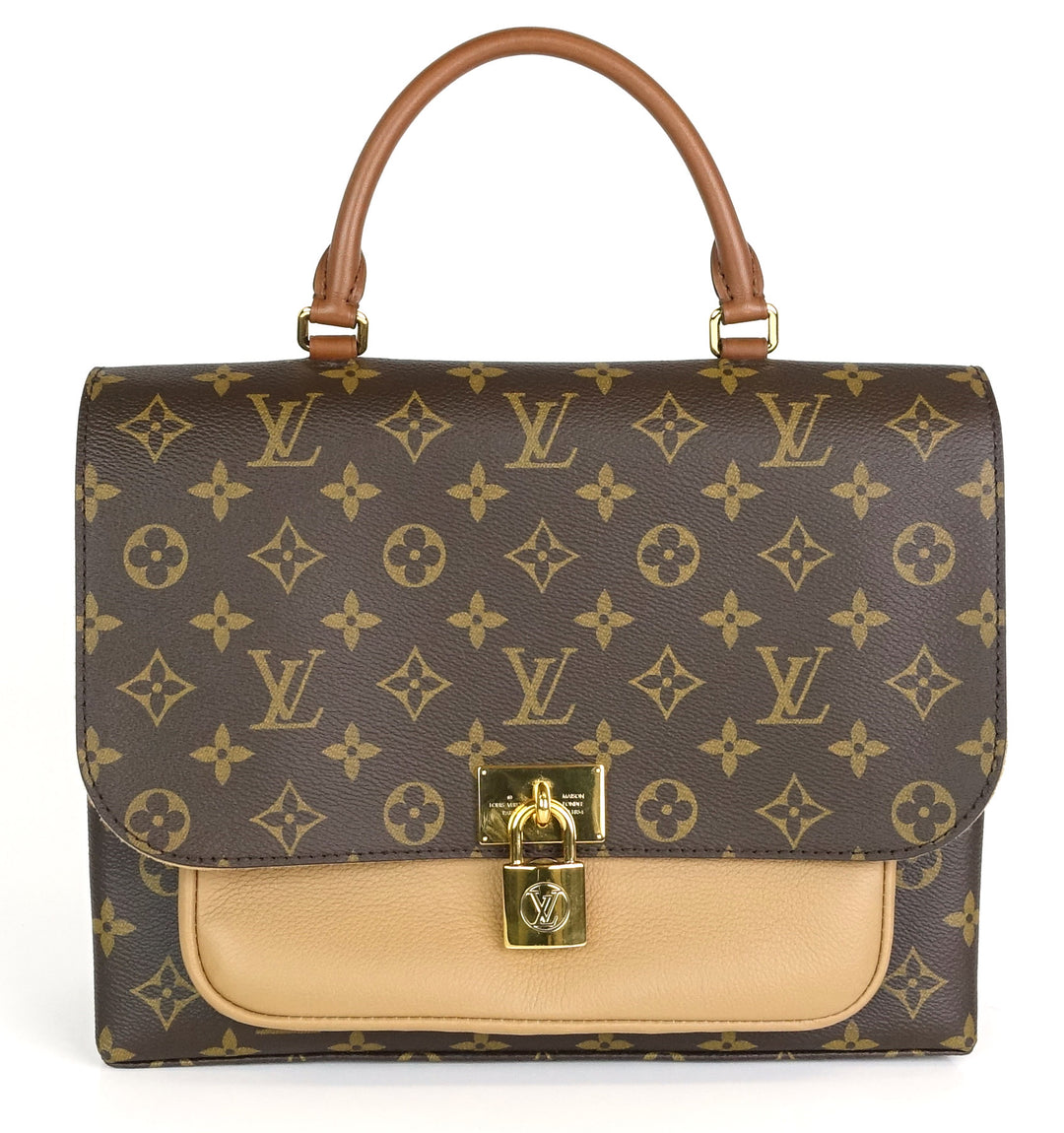 marignan monogram canvas handbag with strap