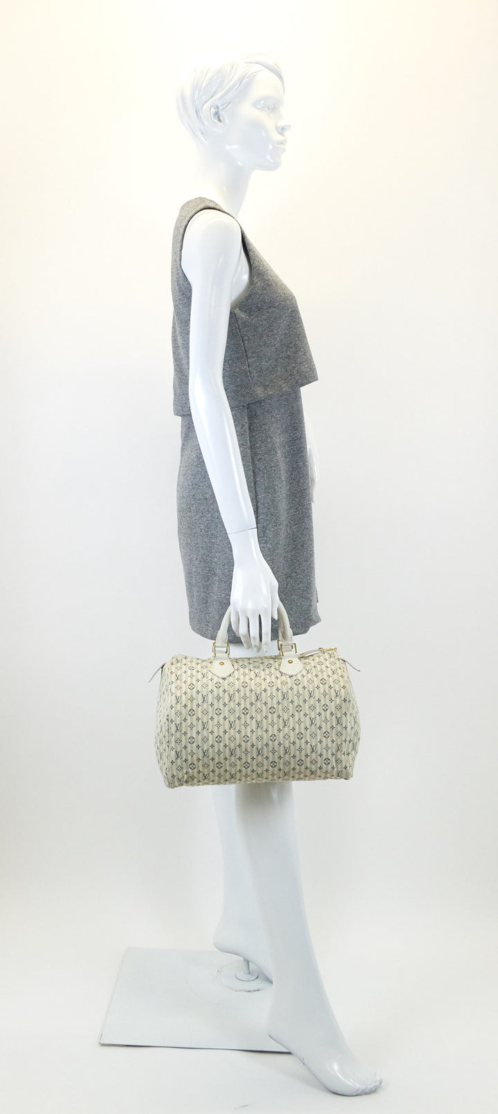 speedy 30 mini lin croisette monogram handbag