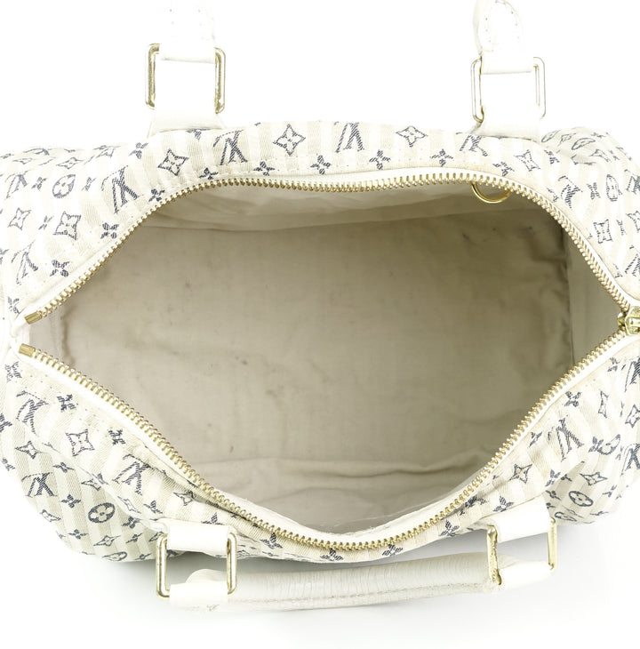 speedy 30 mini lin croisette monogram handbag