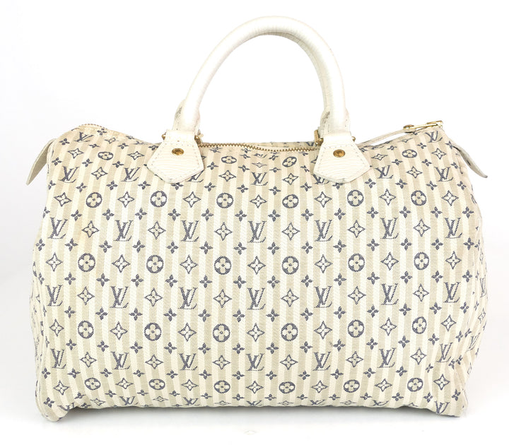 speedy 30 mini lin croisette monogram handbag