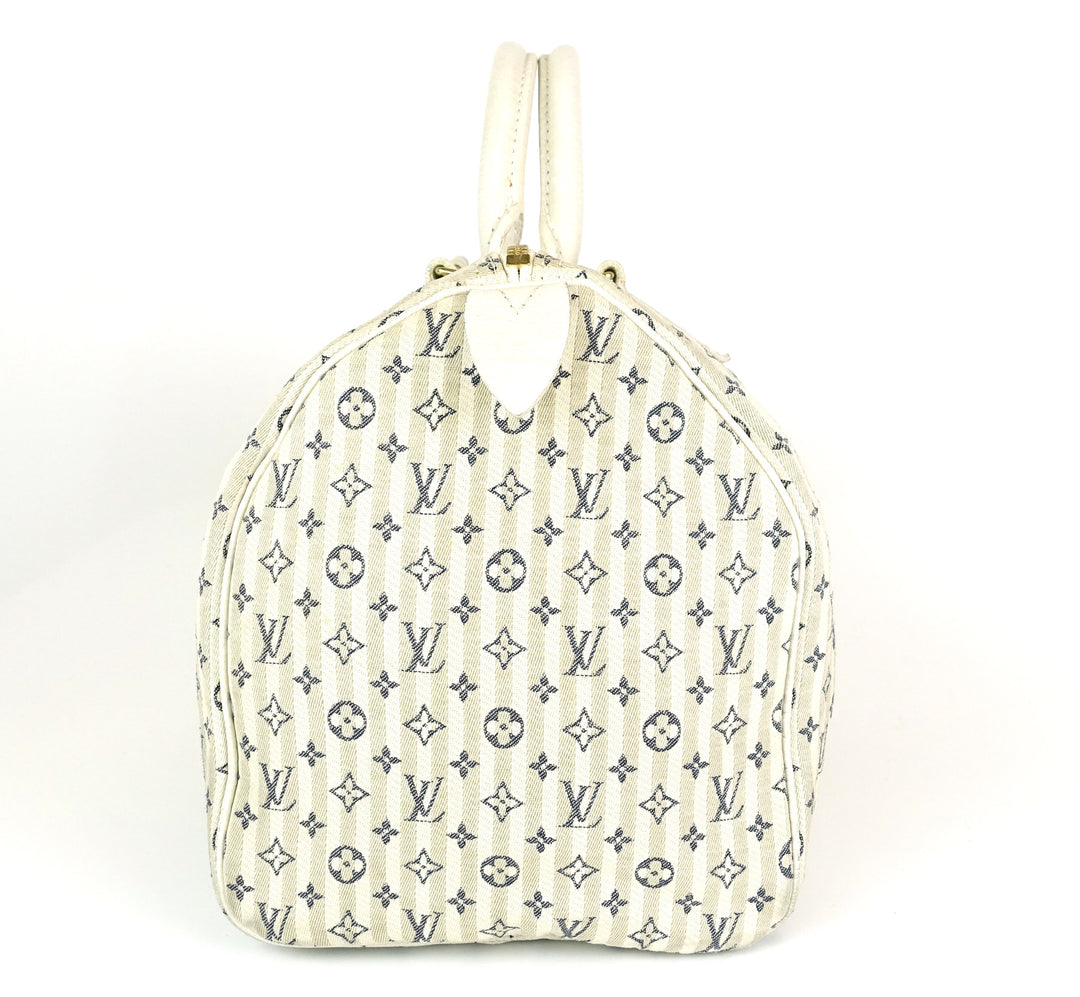 speedy 30 mini lin croisette monogram handbag