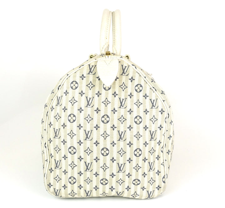 speedy 30 mini lin croisette monogram handbag