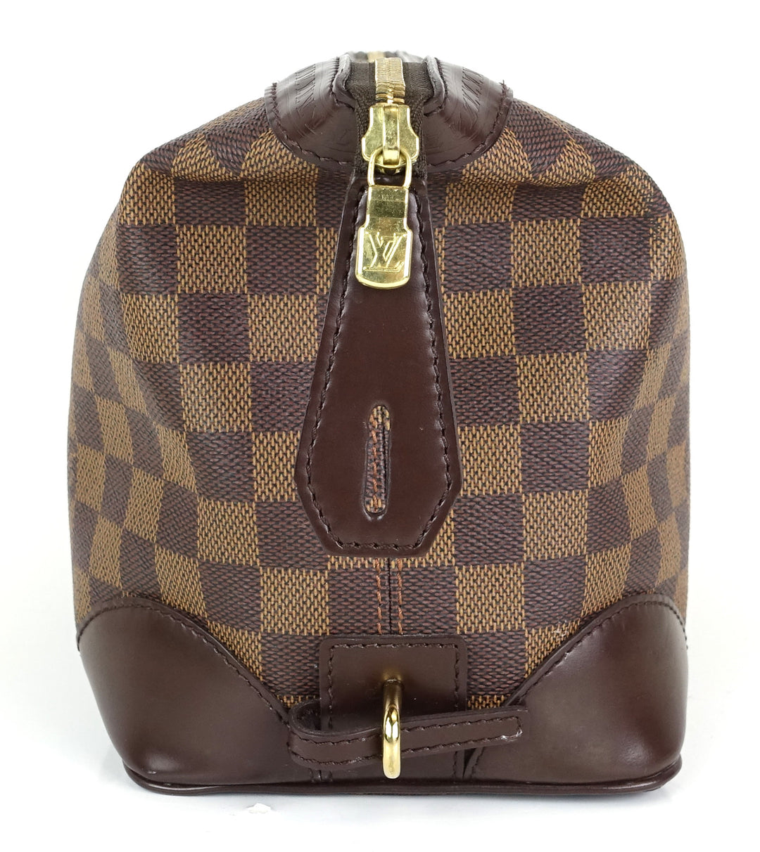 trousse vaslav damier ebene canvas clutch bag