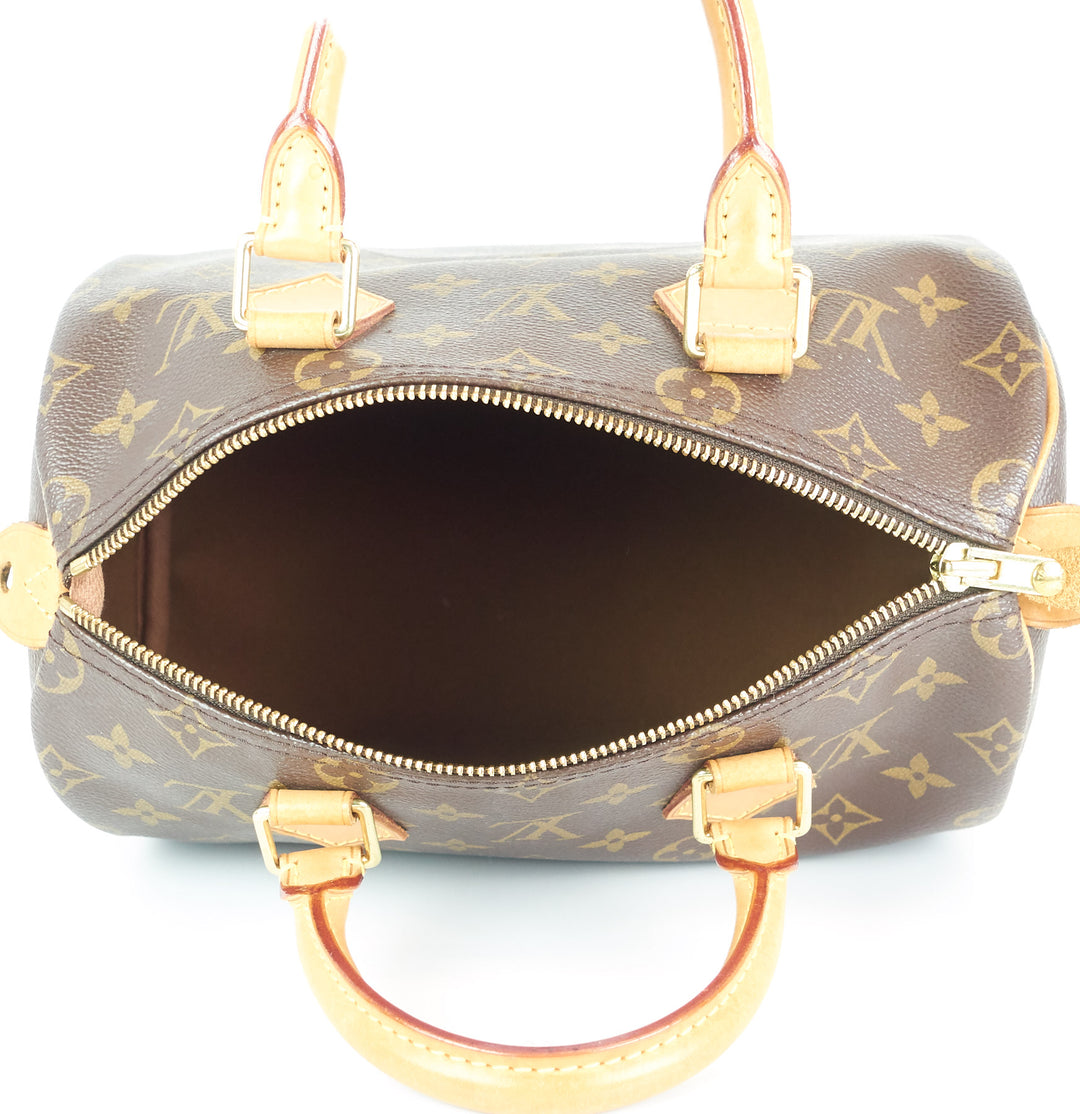 speedy 25 monogram canvas city handbag