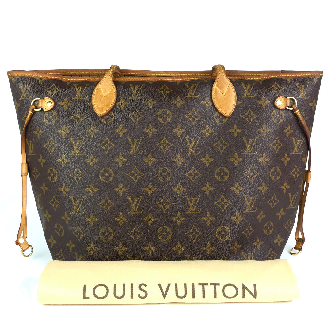 neverfull mm monogram canvas shoulder bag