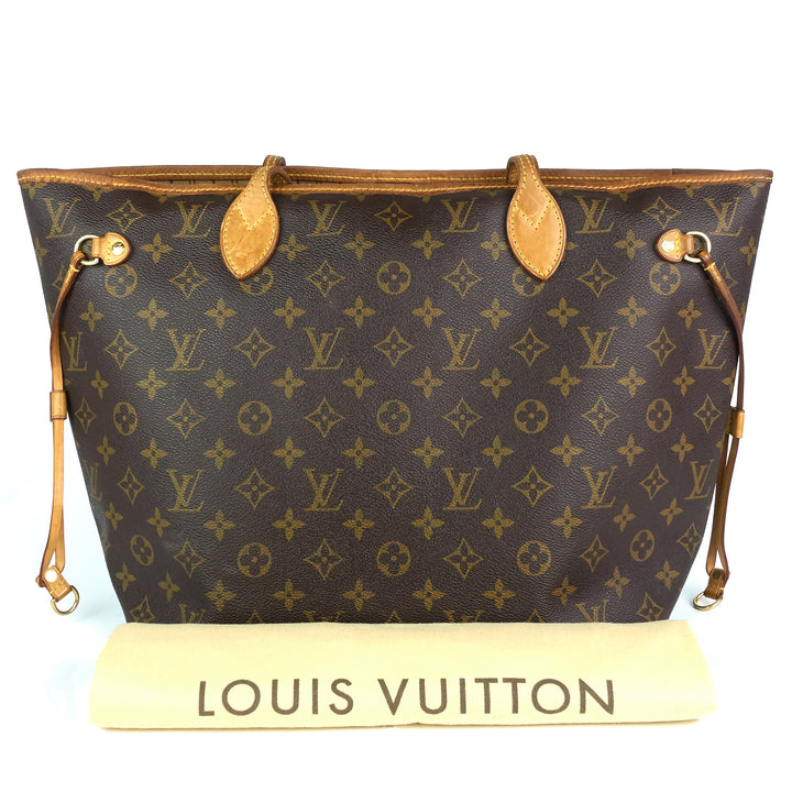 neverfull mm monogram canvas shoulder bag