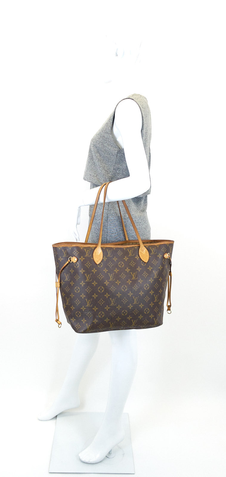 neverfull mm monogram canvas shoulder bag