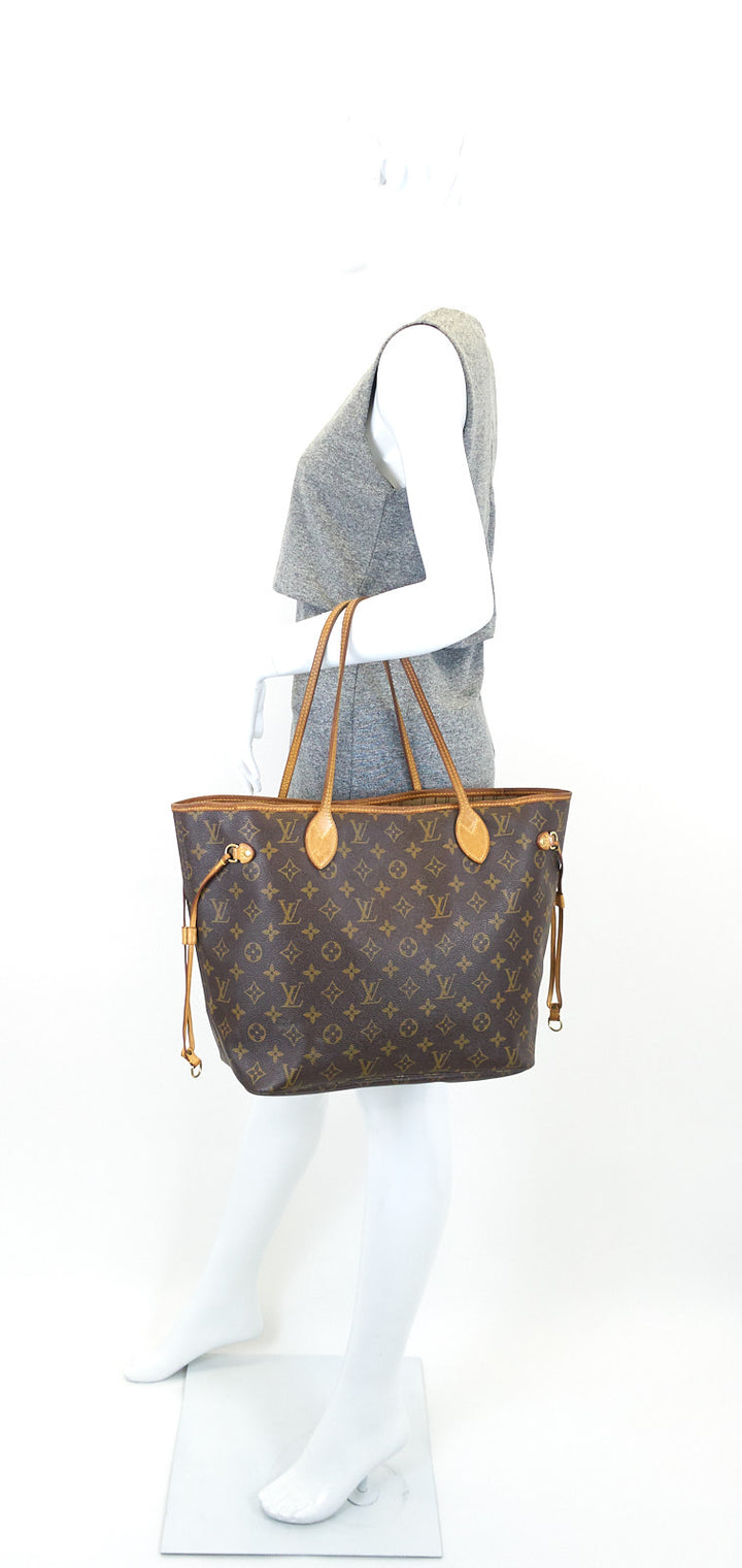 neverfull mm monogram canvas shoulder bag