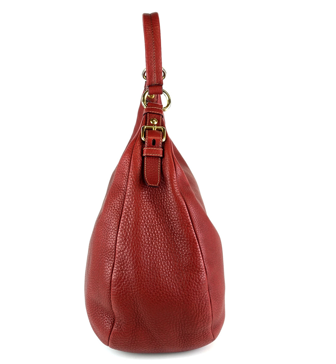 vitello daino leather large hobo bag