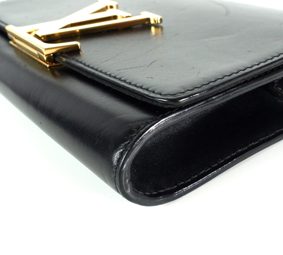 louise gm calf leather chain bag