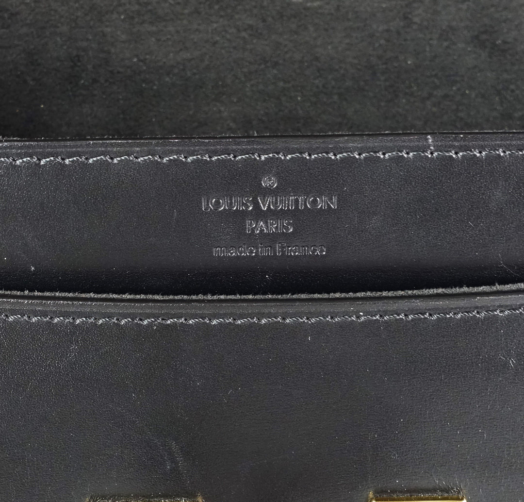 louise gm calf leather chain bag