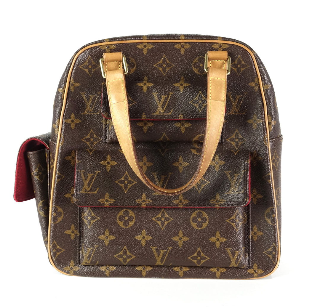 excentri cite monogram canvas handbag