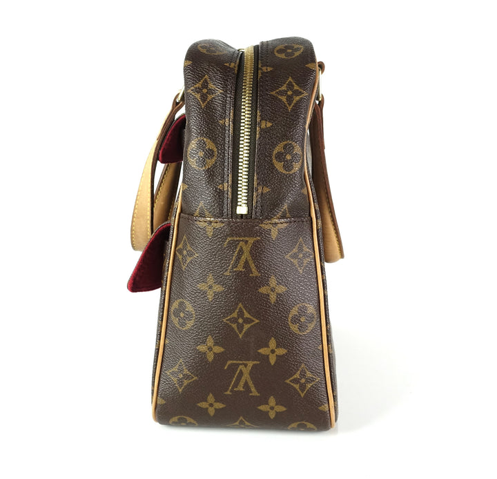 excentri cite monogram canvas handbag