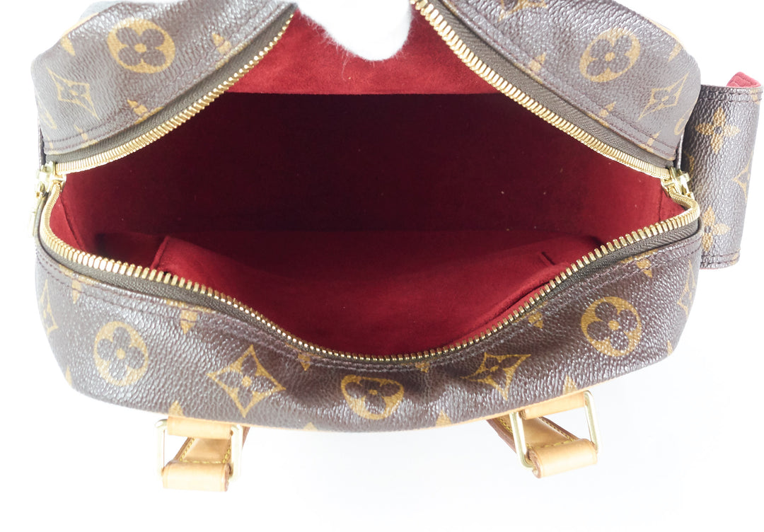 excentri cite monogram canvas handbag