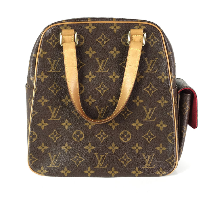 excentri cite monogram canvas handbag
