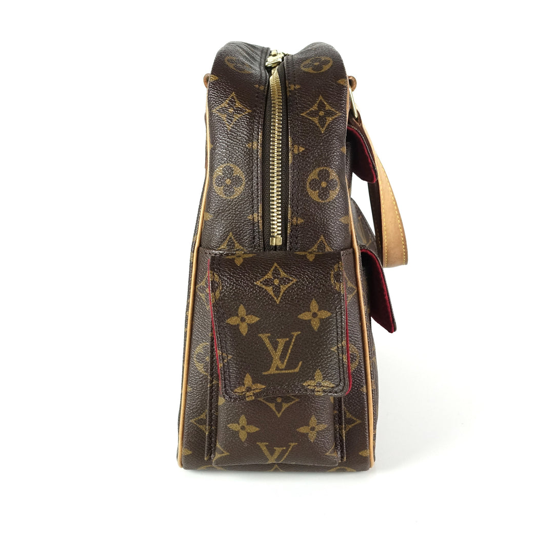 excentri cite monogram canvas handbag