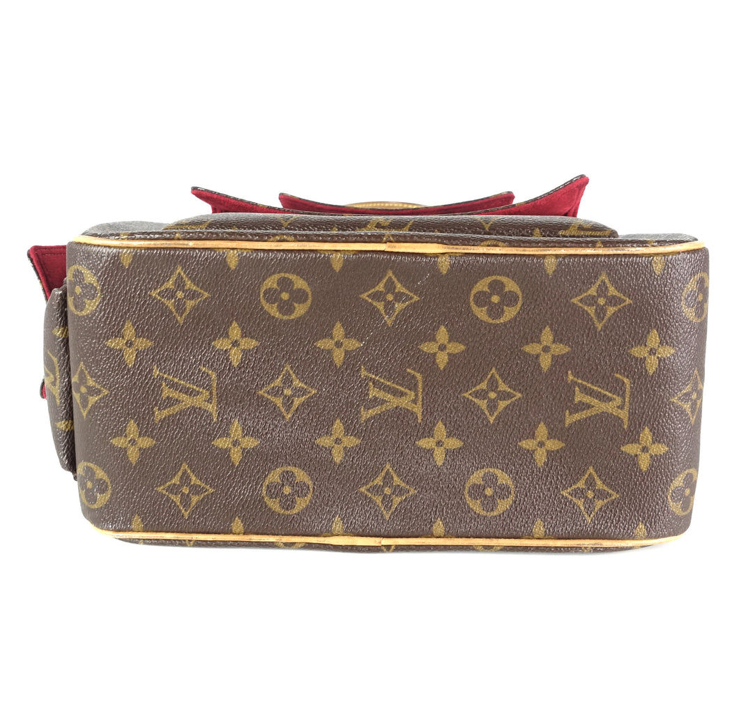 excentri cite monogram canvas handbag