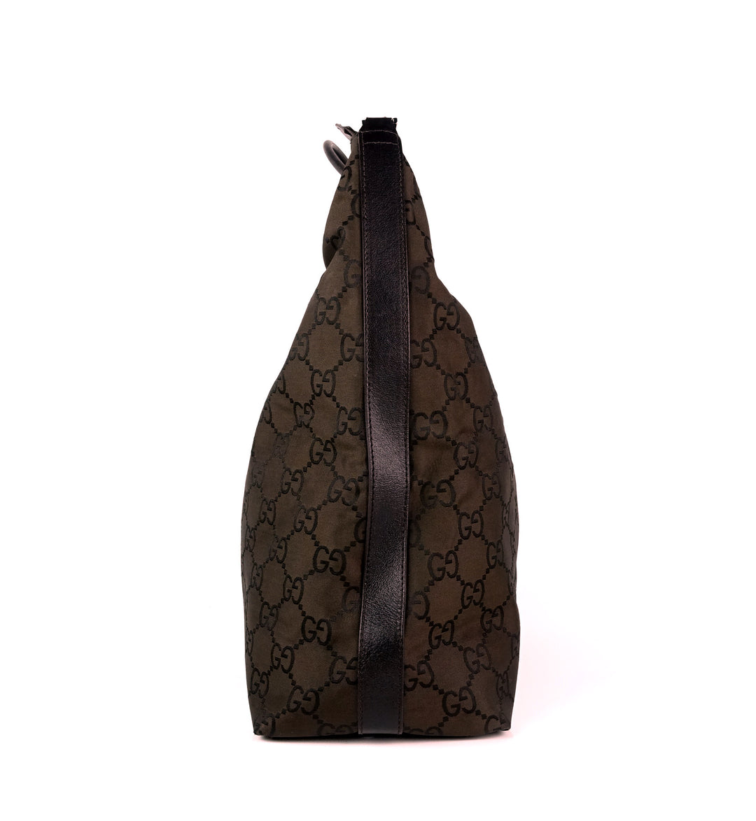 monogram nylon hobo bag