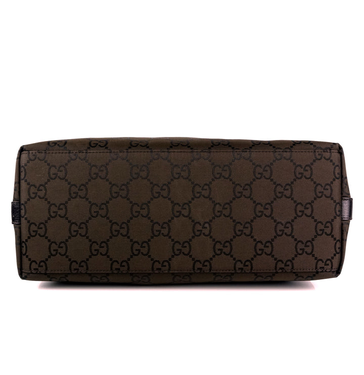 monogram nylon hobo bag